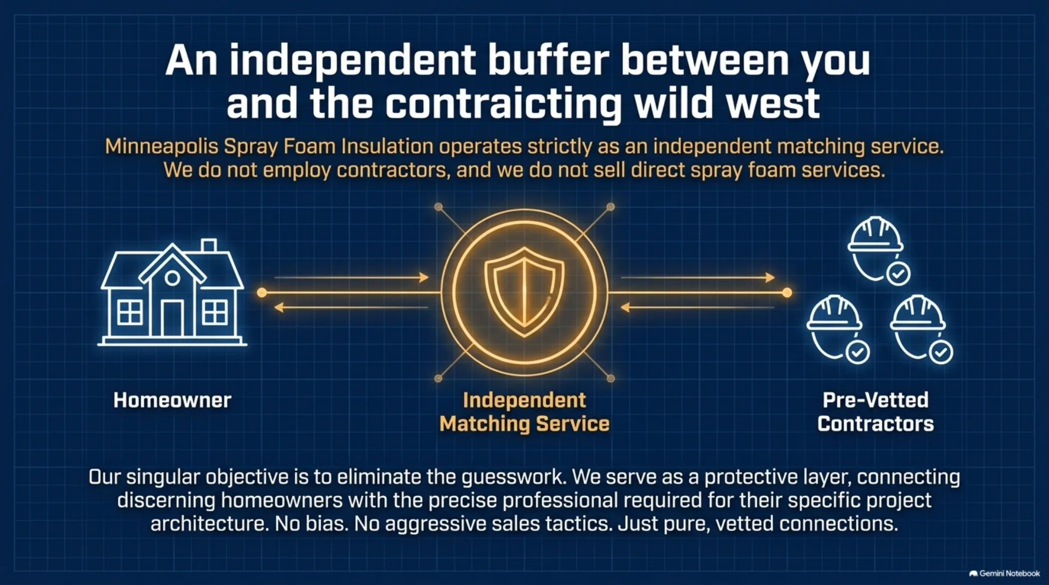 An independent buffer between you and the contracting wild west